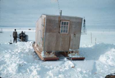 Ozone hut coming clear Ozone hut coming clear