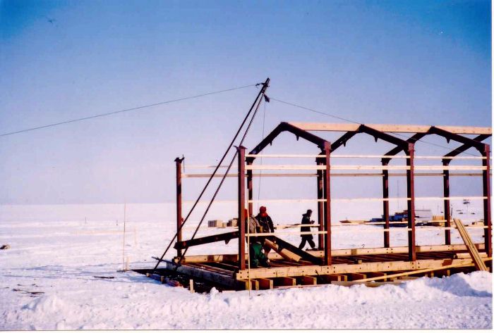 The new hut, 1964 The new hut, 1964
