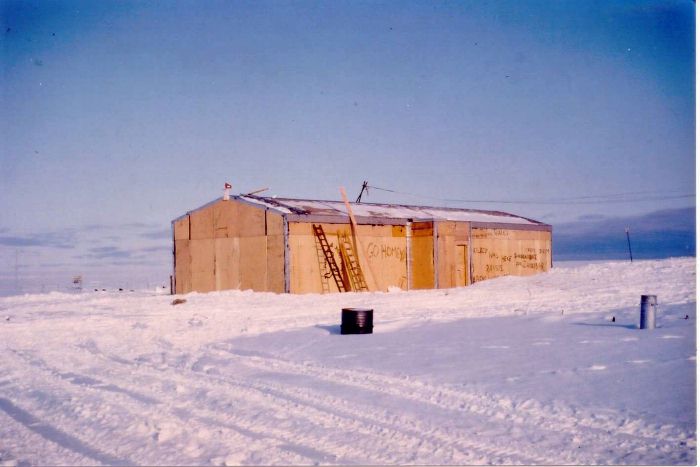 The new hut, 1964 The new hut, 1964