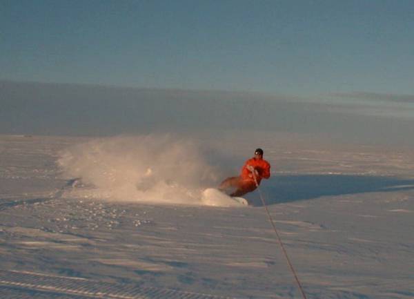 John Davies ski-joring